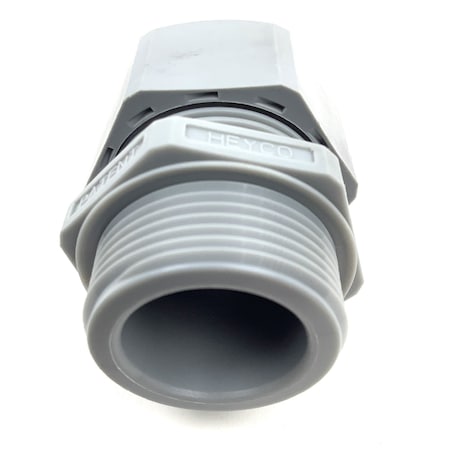Truck-Lite Super 50, 4 To 5 Conductor, Compression Fitting, Gray Pvc, 0.485 In. 50841